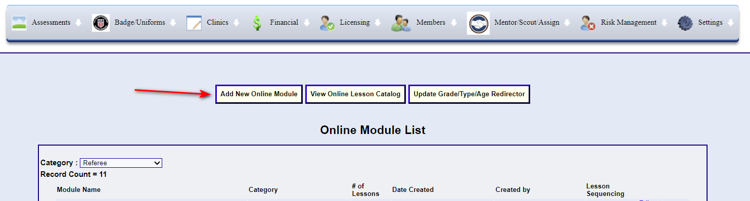 Creating a Module